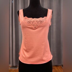 Vintage orange salmon camisole